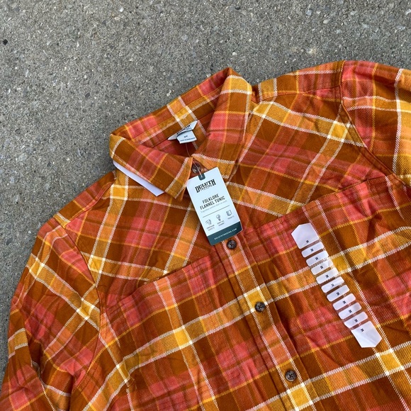 Duluth Woman’s Plus Folklore Flannel Tunic 3XL - Picture 14 of 16